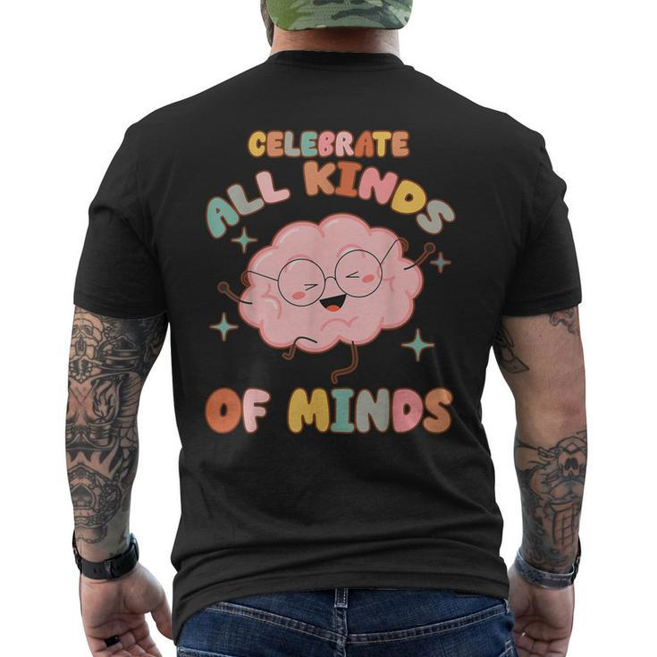 Cute Brain Men's T-shirt Back Print