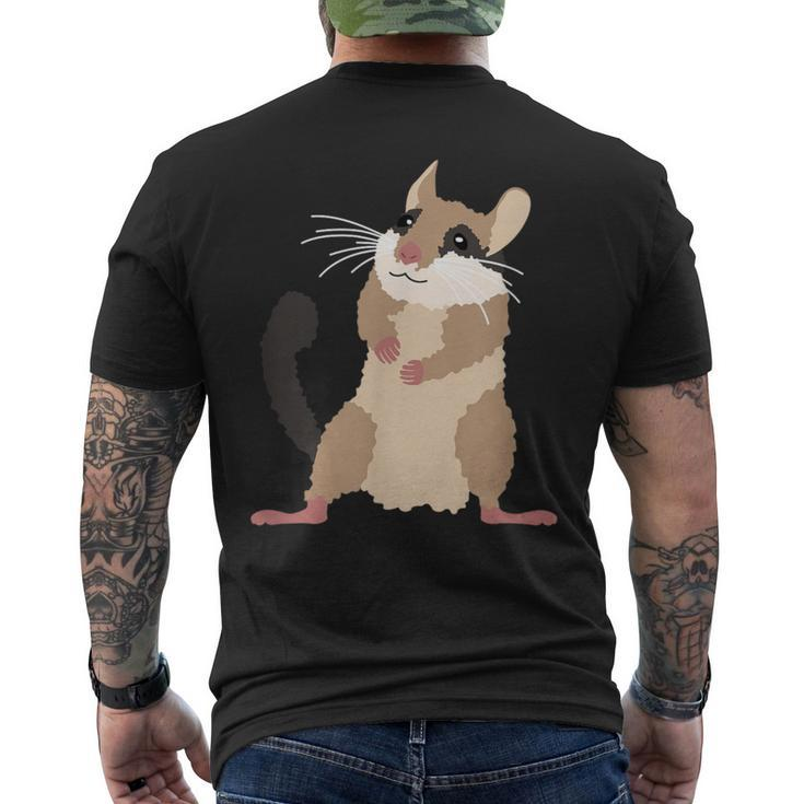Cute Garden Sleeper Rodent Mouse T-Shirt mit Rückendruck