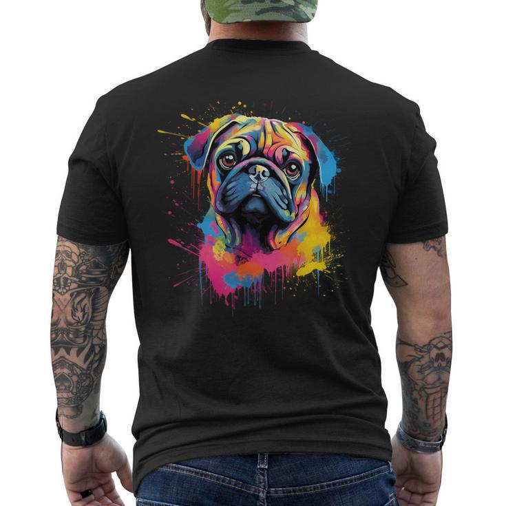 Cute Pug T-Shirt mit Rückendruck