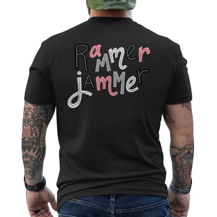 Cute Rammer Jammer Alabama Pride Men's T-shirt Back Print