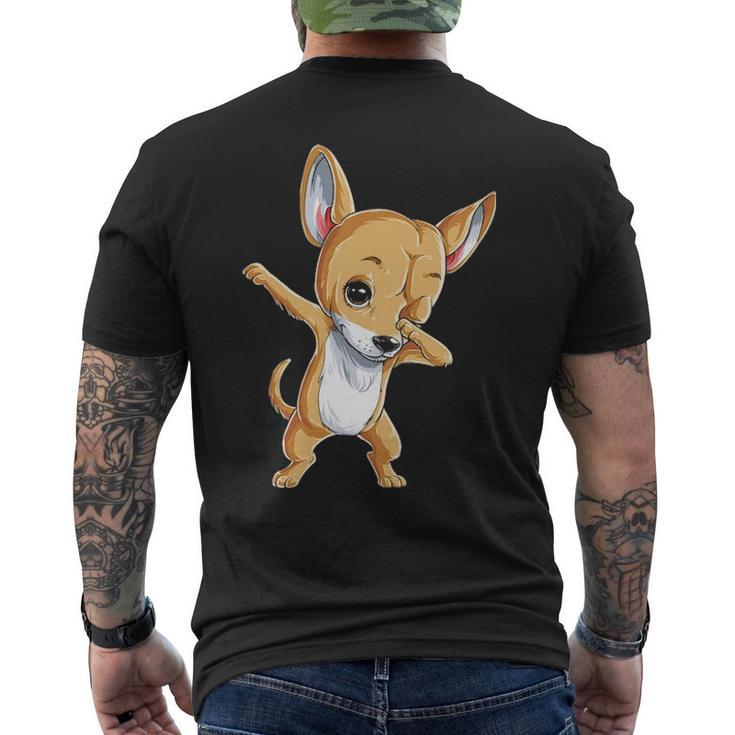 Dabbing Chihuahua Dog Lover Men Women Dab Dance Men's T-shirt Back Print