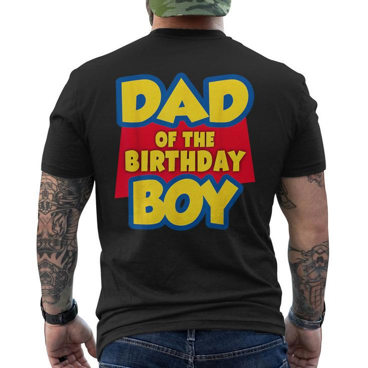 Dad Of The Birthday Boy Toy Story Decorations Men's T-shirt Back Print