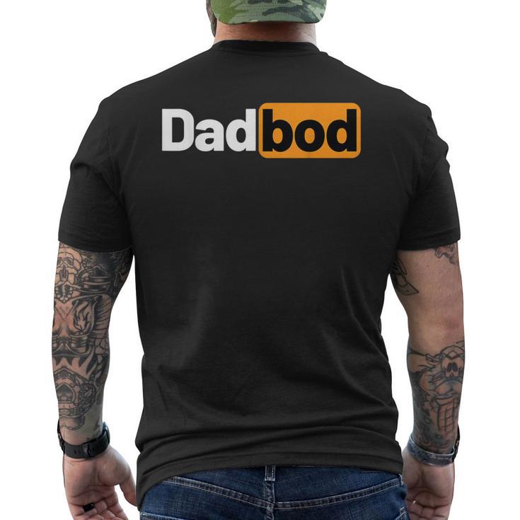 Dad Bod Classic Style Father’S Day  Daddy Men's T-shirt Back Print