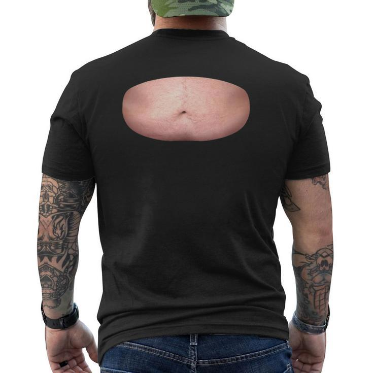 Dad Bod Fat Belly Realistic Hilarious Prank Mens Back Print T-shirt
