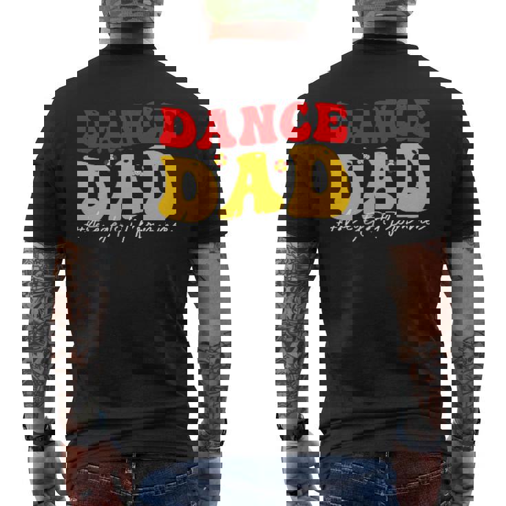 Dad Dance She Get It From Proud Dancer Dancing Father's Day Men's T-shirt Back Print