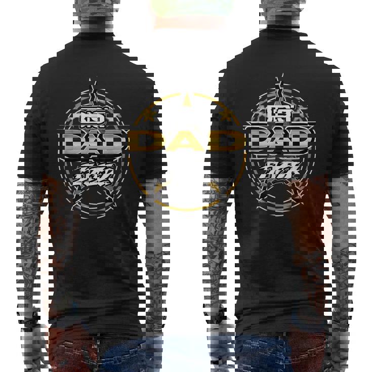For Dad Fathers Day Birthday Dad Best Dad Ever Men's T-shirt Back Print