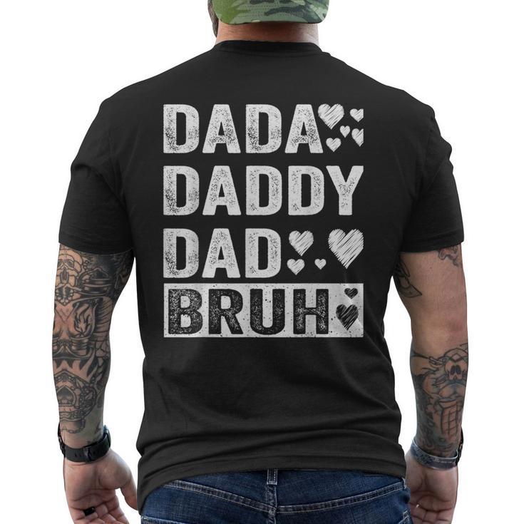 Dada Daddy Dad Bruh Family My Daughter Father's Day Men's T-shirt Back ...