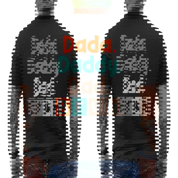 Dada Daddy Dad Bruh Dad Father's Day Men's Men's T-shirt Back Print