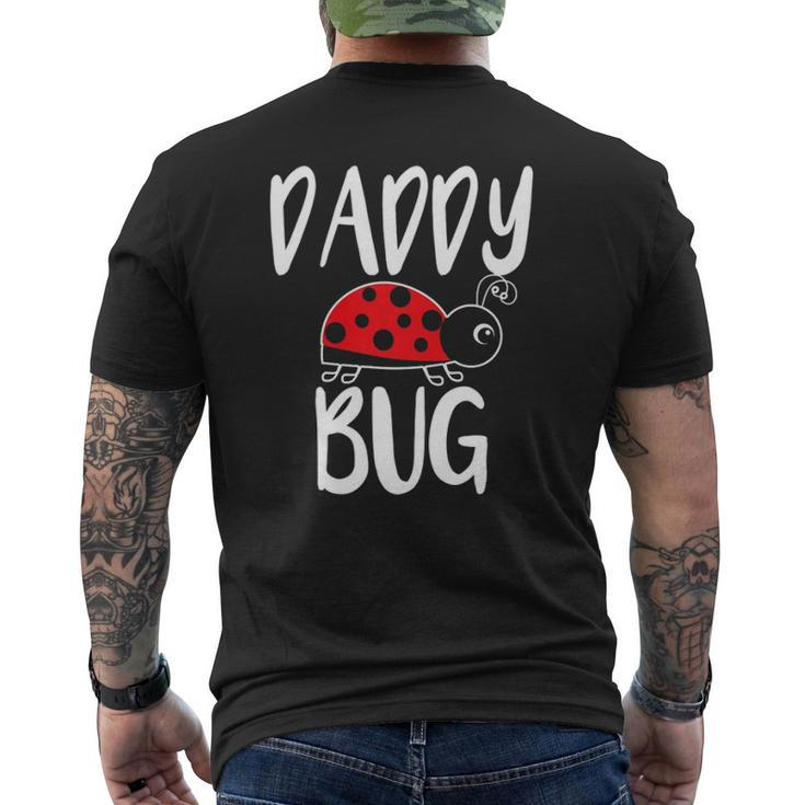 Daddy Bug Ladybug For Daddy Mens Back Print T-shirt