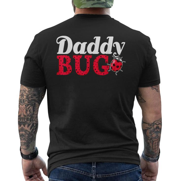 Daddy Bug Insect Lover Ladybug Collector Entomologist Dad Men's T-shirt Back Print