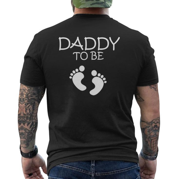 Daddy To Be New Dad Tee Mens Back Print T-shirt