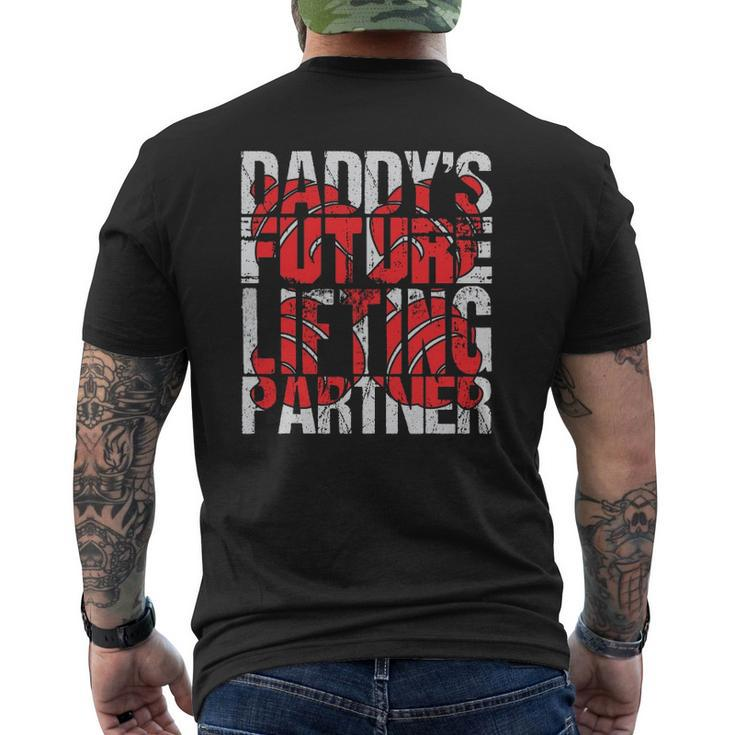 Daddy's Future Lifting Partner Fitness Workout Mens Back Print T-shirt