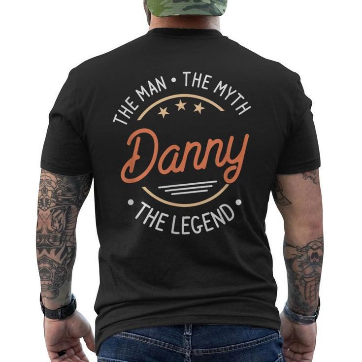 Danny The Man The Myth The Legend Men's T-shirt Back Print