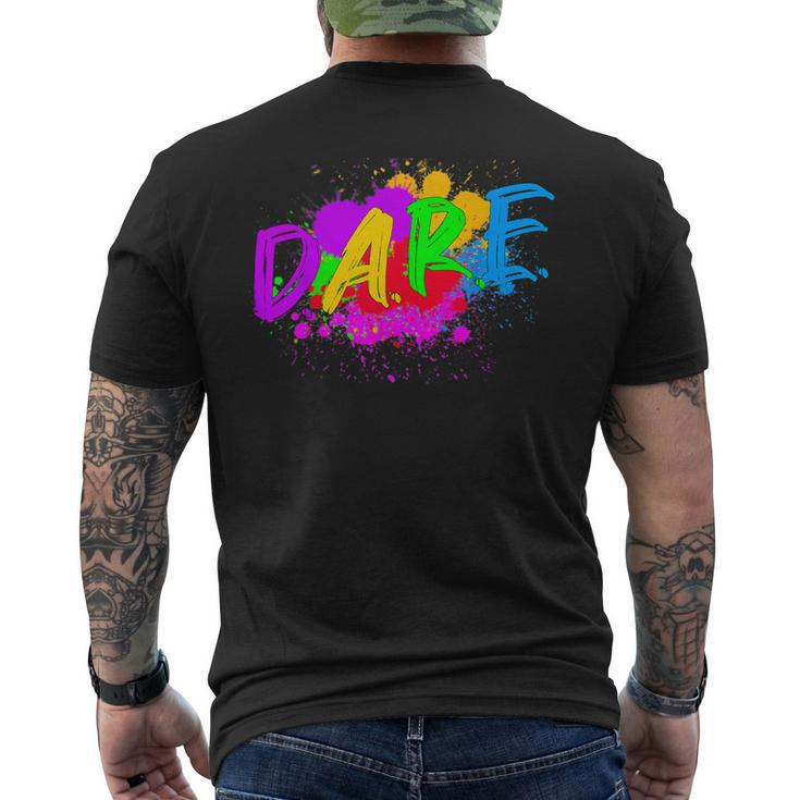 Dare Humor Men's T-shirt Back Print