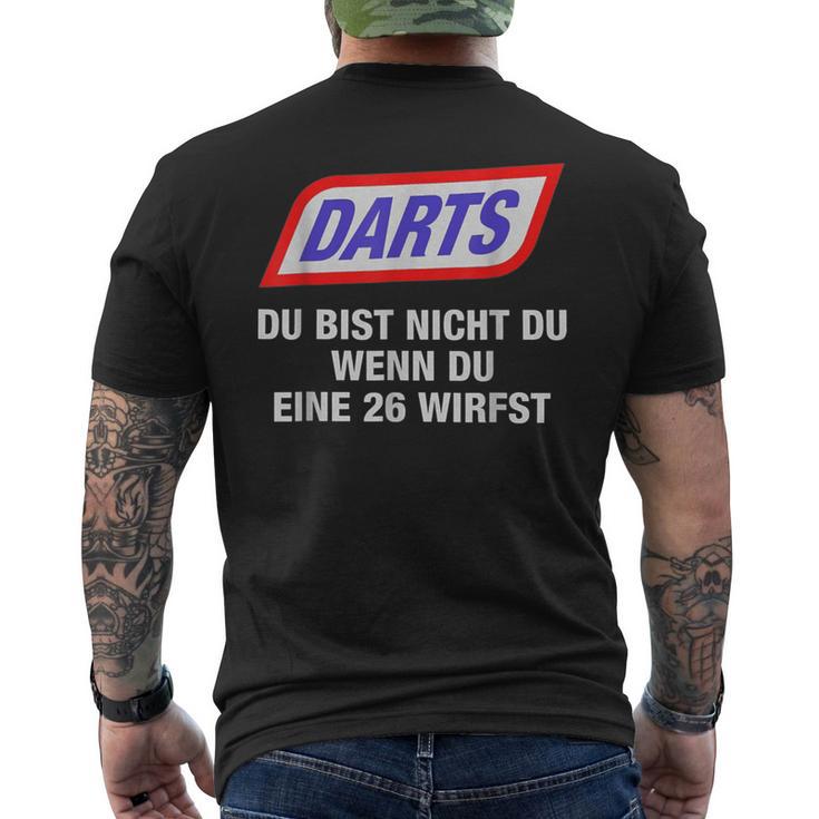 Darts Du Bist Nicht Du Wenn Du Eine 26 Wirfst 2024 T-Shirt mit Rückendruck