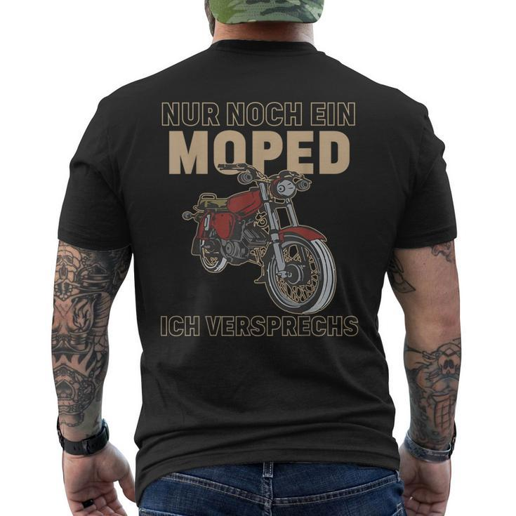 Ddr Schwalbe S50 Simson Moped Nur Noch Ein Moped T-Shirt mit Rückendruck