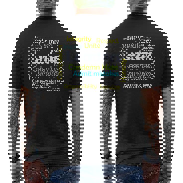 De Texto Audaz Para Inspirar Unir Y Condenar El Odio Camiseta Hombre Estampado Espalda
