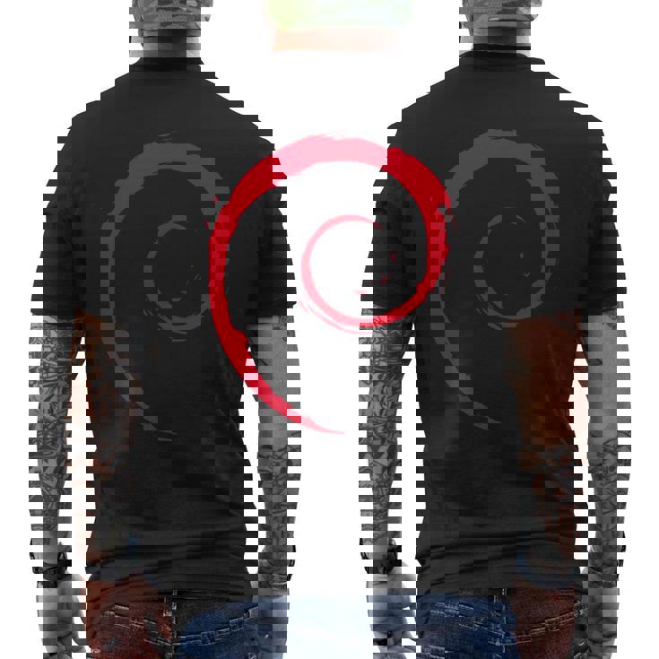 Debian Spiral Logo Os Open Source Pour Les Amoureux De Linux T-shirt imprimé au dos