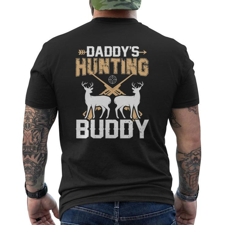 Deer Hunting Daddy's Hunting Buddy Mens Back Print T-shirt