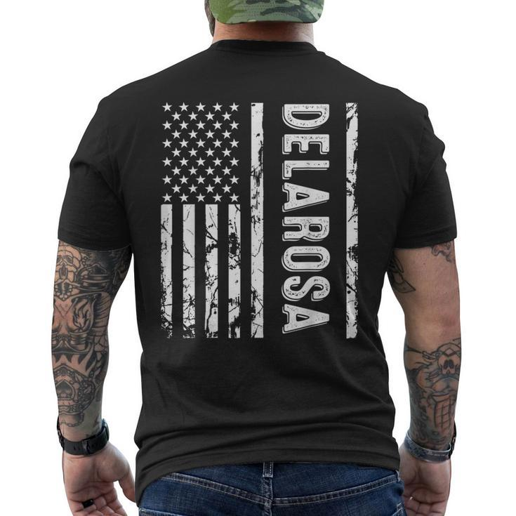 Delarosa Last Name Surname Team Family Reunion Men's T-shirt Back Print