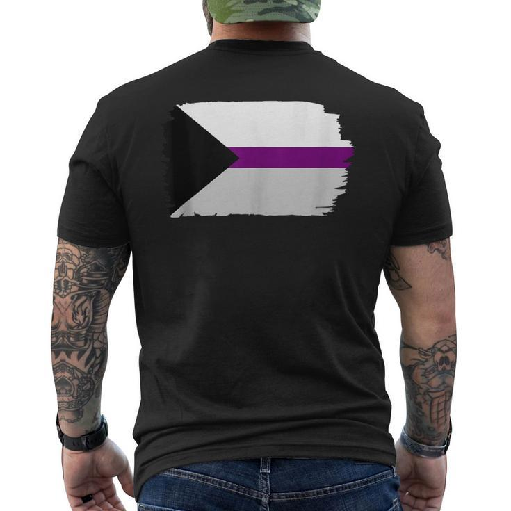 Demisexual Flag Pride Flag Lgbtq Pride Men's T-shirt Back Print