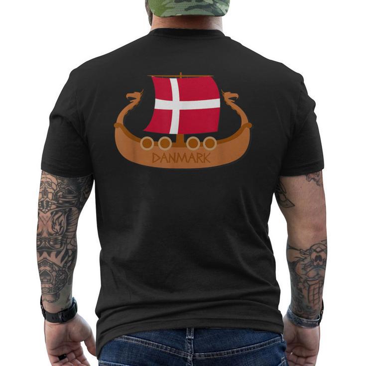 Denmark Flag Danish Pride Danmarkiking History Nordic T-Shirt mit Rückendruck