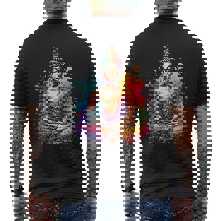 Bouddha Illumination Spirituelle Et Calme Méditations T-shirt imprimé au dos