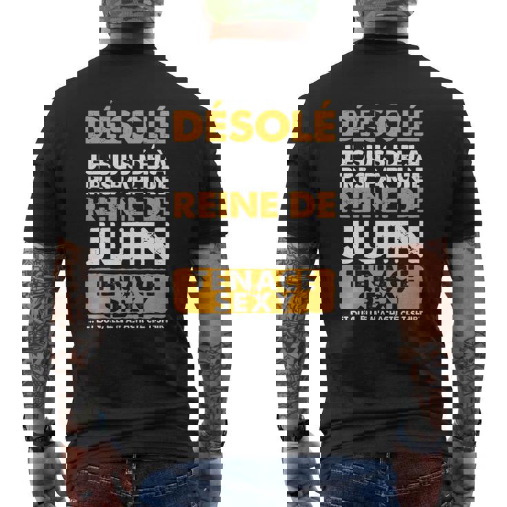 Désolé Je Suis Déjà Pris Par Une Juin T-shirt imprimé au dos