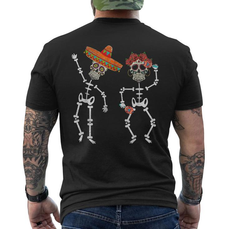 Dia De Los Muertos Day Of Dead 2021 Skull Dancing Women Men's T-shirt Back Print