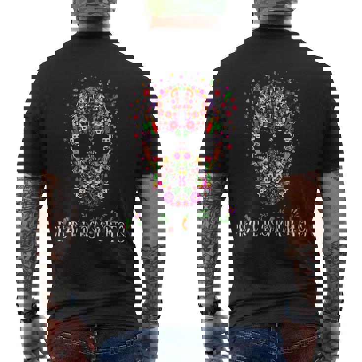 Dia De Los Muertos Tête De Mort Amusante Jour Des Morts T-shirt imprimé au dos