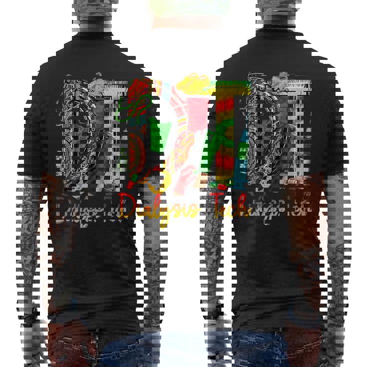 Dialysis Tech Junenth Freedom 1865 Black History Month Men's T-shirt Back Print