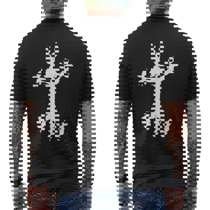 Dibujos Animados Coyote Divertido Camiseta Hombre Estampado Espalda