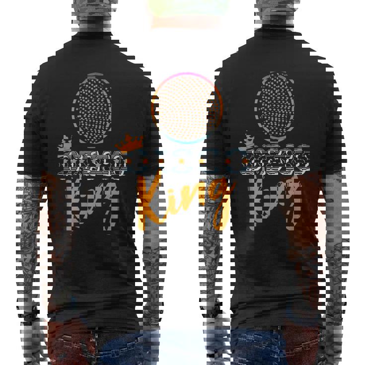 Disco King Espejo Ball Old School Retrointage Disco Dj Top Camiseta Hombre Estampado Espalda