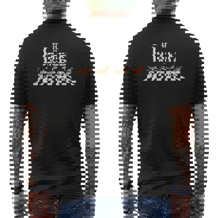 Disfrute De Los Beagles Squad Cool Dogs Gráficos Cool s Camiseta Hombre Estampado Espalda