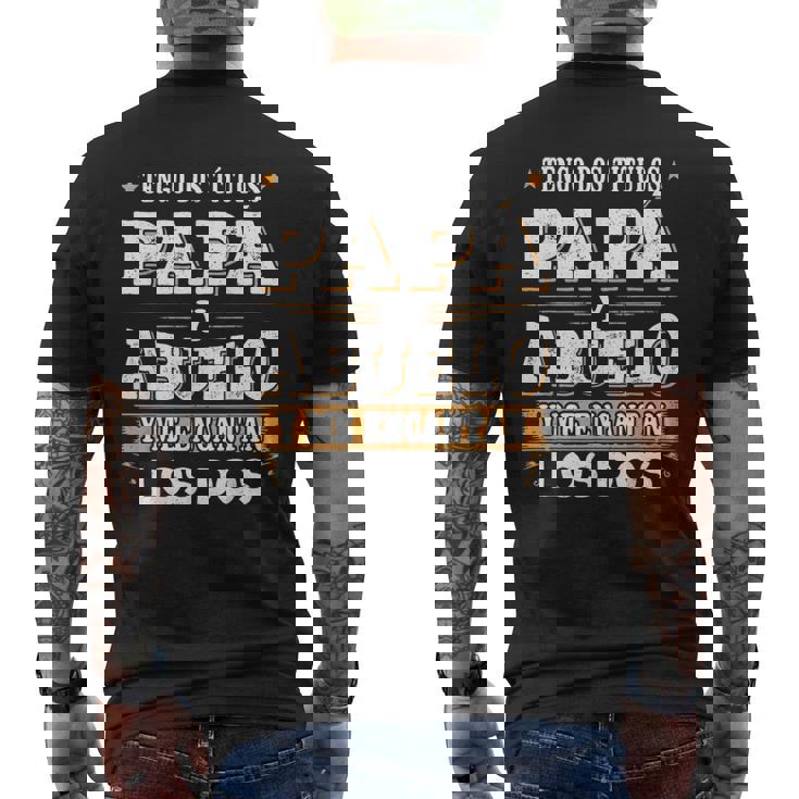 Divertido Abuelo Regalo Día Del Padre Papá Y Abuelo Camiseta Hombre Estampado Espalda
