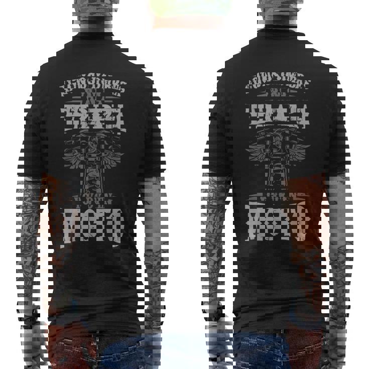 Divertido Amantes De Las Motos Yooy En Moto Motera Camiseta Hombre Estampado Espalda