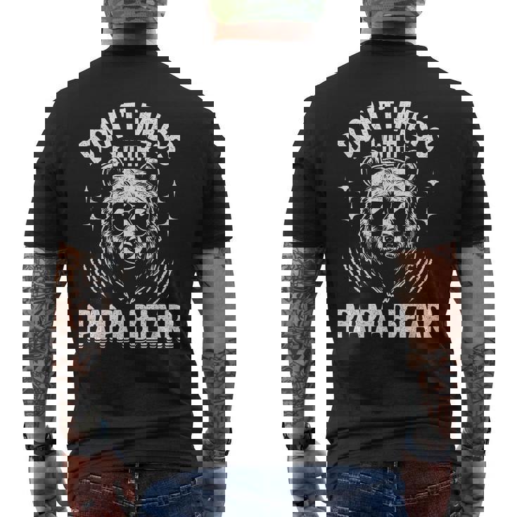 Divertido Papá Oso No Te Metas Con Papá Bear Divertido Día Del Padre Camiseta Hombre Estampado Espalda