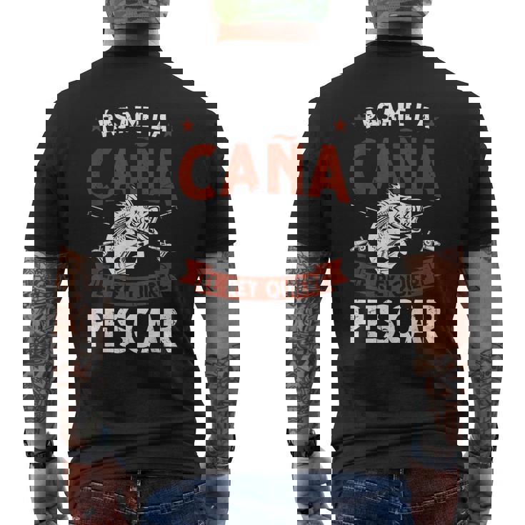 Divertido Pescador Fishing Regalo El Rey Quiere Pescar Camiseta Hombre Estampado Espalda
