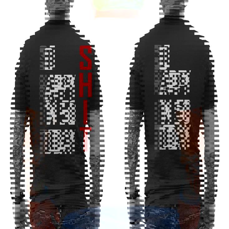 Divertido Regalo De 50 Cumpleaños – Hilarious 50 Years Cuss Word Camiseta Hombre Estampado Espalda
