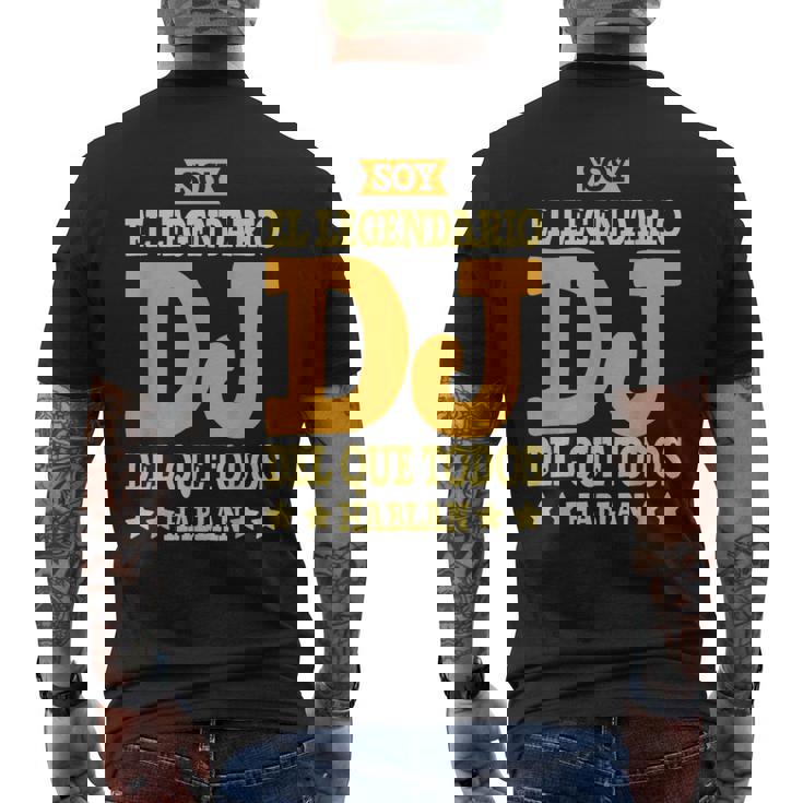 Dj Profesión Divertida Dj Camiseta Hombre Estampado Espalda