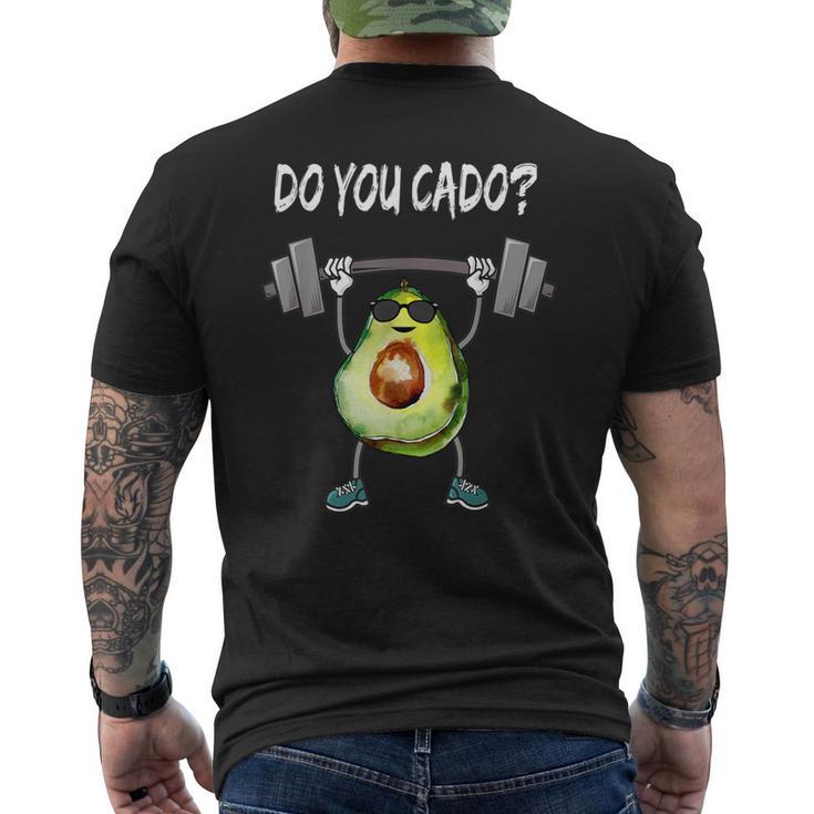 Do Yo Cado Aguacate Keto Low Carb Levantamiento De Pesas Fitness Camiseta Hombre Estampado Espalda