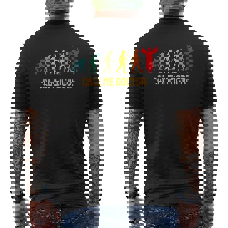 Doctor Graduación Call Me Doctor Sin Mangas Camiseta Hombre Estampado Espalda