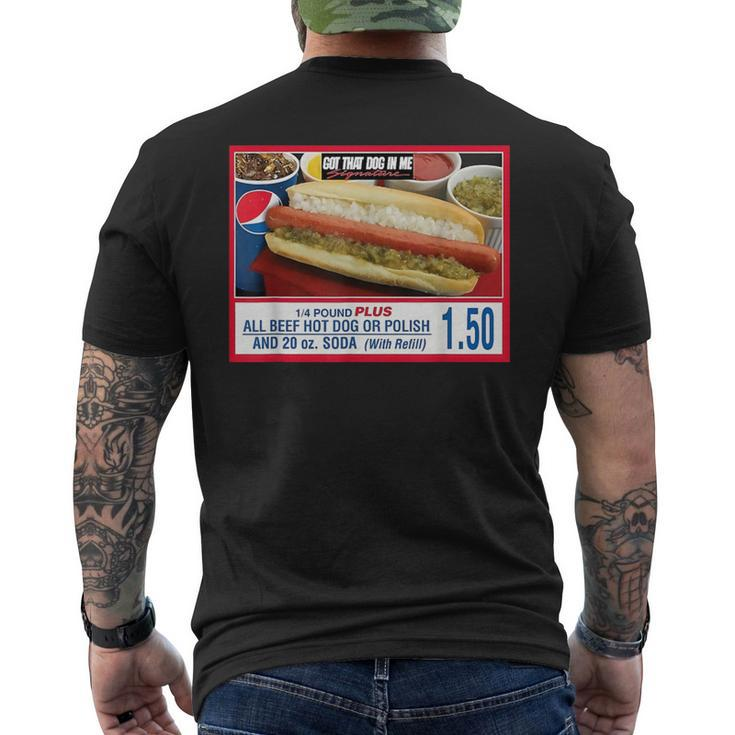 I Got That Dog In Me Hot Dog Men's T-shirt Back Print