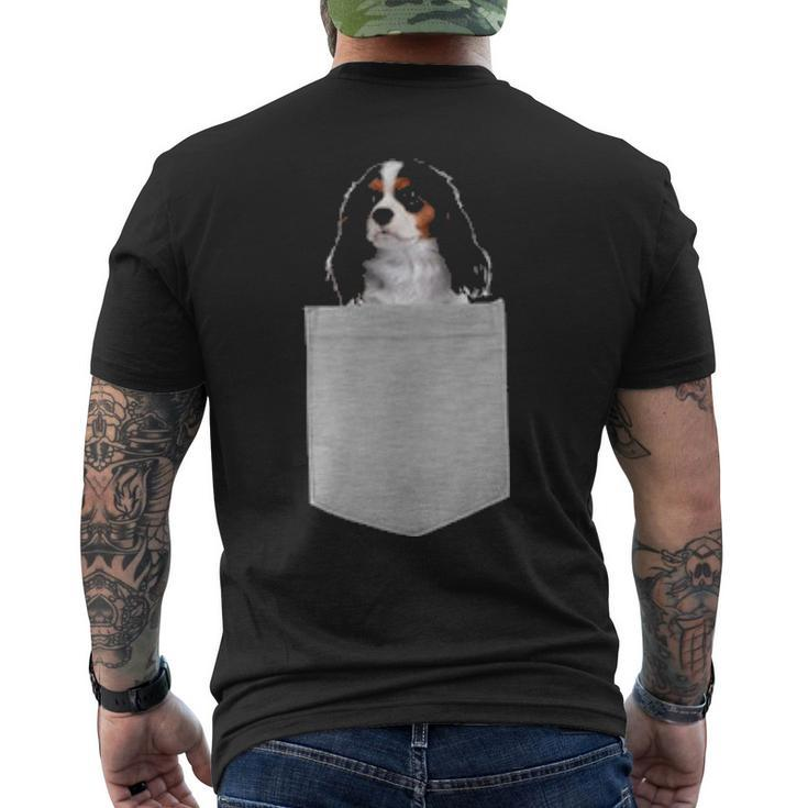 Dog In Your Pocket Cavalier King Charles Spaniels Men's T-shirt Back Print