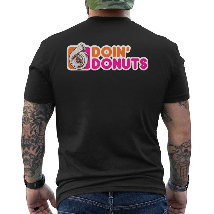 Doin Donuts Drift Tuning Jdm Drift Happens Drifting T-Shirt mit Rückendruck