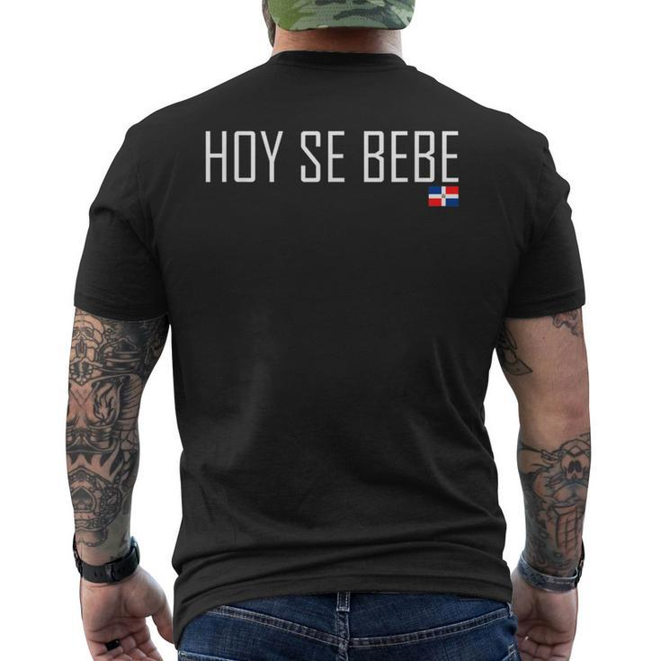 Dominican Republic Hoy Se Bebe Party Men's T-shirt Back Print