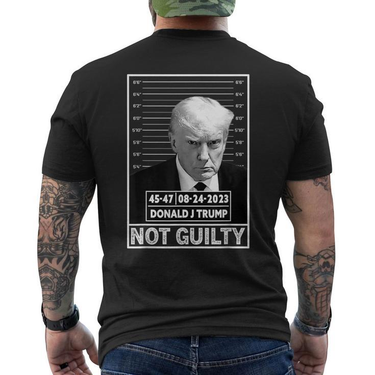 Donald Trump Police Hot Not Guilty President Legend Men's T-shirt Back Print