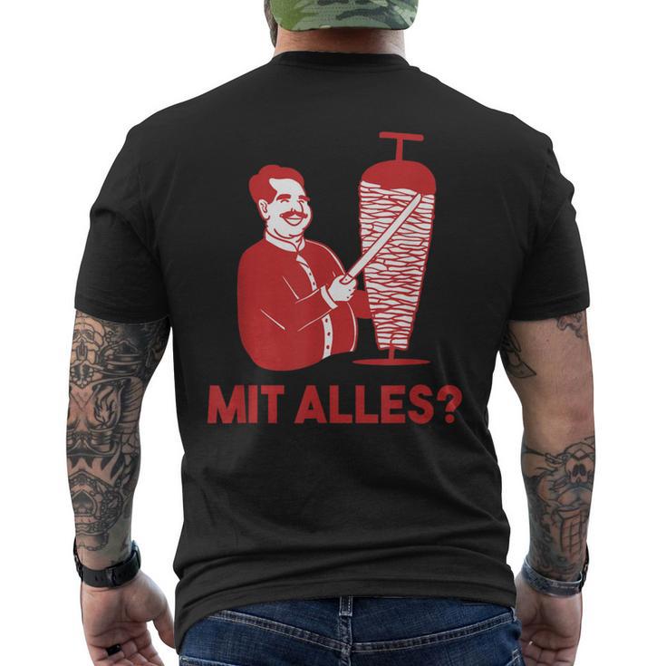 Doner Kebab Mit Alles Dad Joke T-Shirt mit Rückendruck