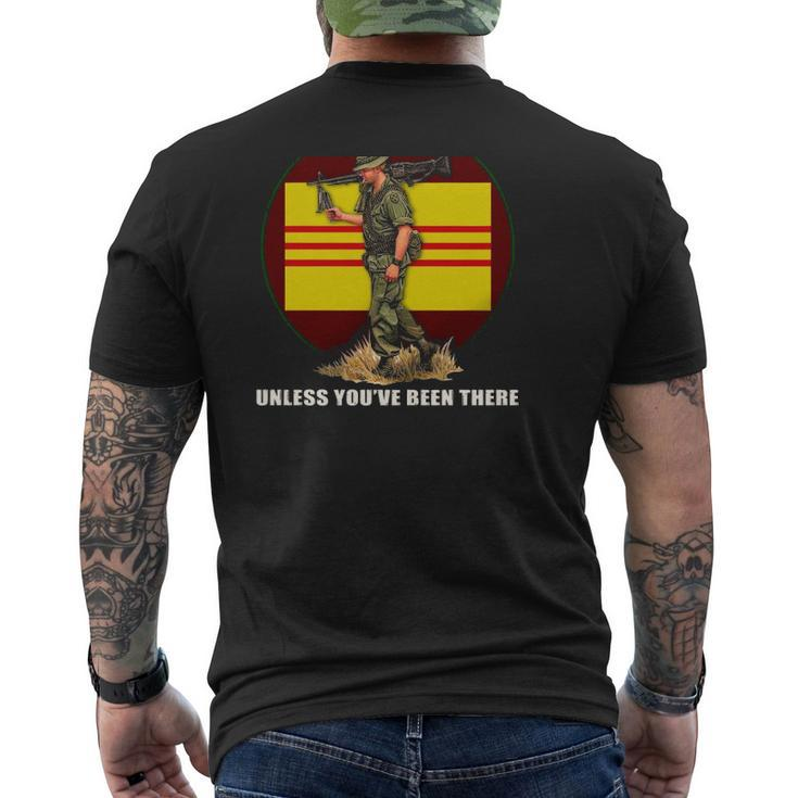 Don't Mean Nuthin' Unless You've Been There Vietnam Veterans Day Mens Back Print T-shirt
