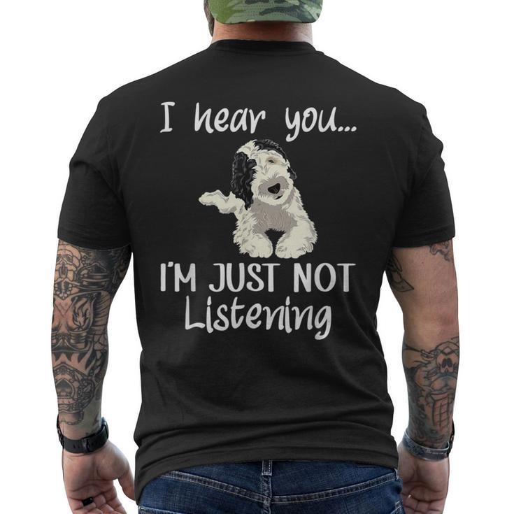 Doodle Dog Sheepadoodle Men's T-shirt Back Print